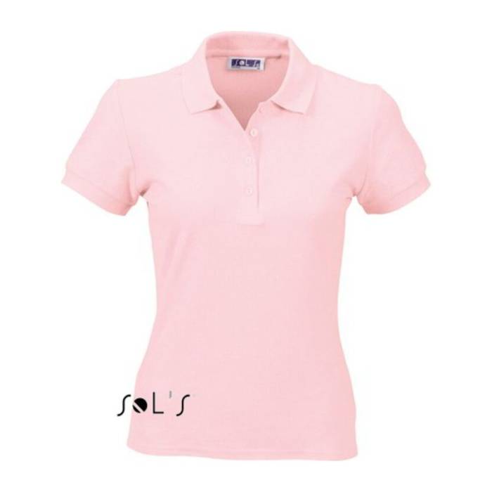 SOL`S PEOPLE WOMEN POLO SHIRT - Pale Pink<br><small>EA-SO11310PP-2XL</small>