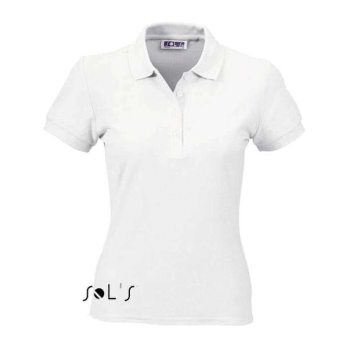 SOL`S PEOPLE WOMEN POLO SHIRT - White<br><small>EA-SO11310WH-L</small>
