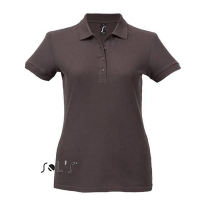 SOL`S PASSION WOMEN POLO SHIRT - Chocolate<br><small>EA-SO11338CO-2XL</small>