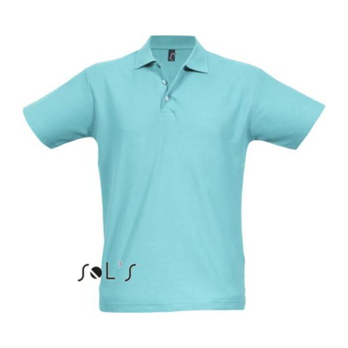 SOL`S SUMMER II MEN POLO SHIRT - Atoll Blue<br><small>EA-SO11342AB-2XL</small>