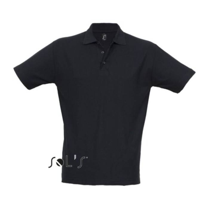 SOL`S SUMMER II MEN POLO SHIRT - Black<br><small>EA-SO11342BL-L</small>