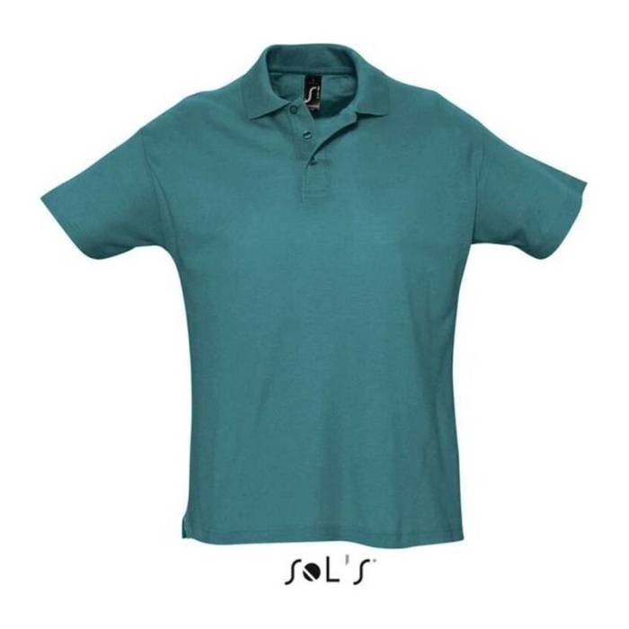 SOL`S SUMMER II MEN POLO SHIRT - Duck Blue<br><small>EA-SO11342DUBLU-M</small>