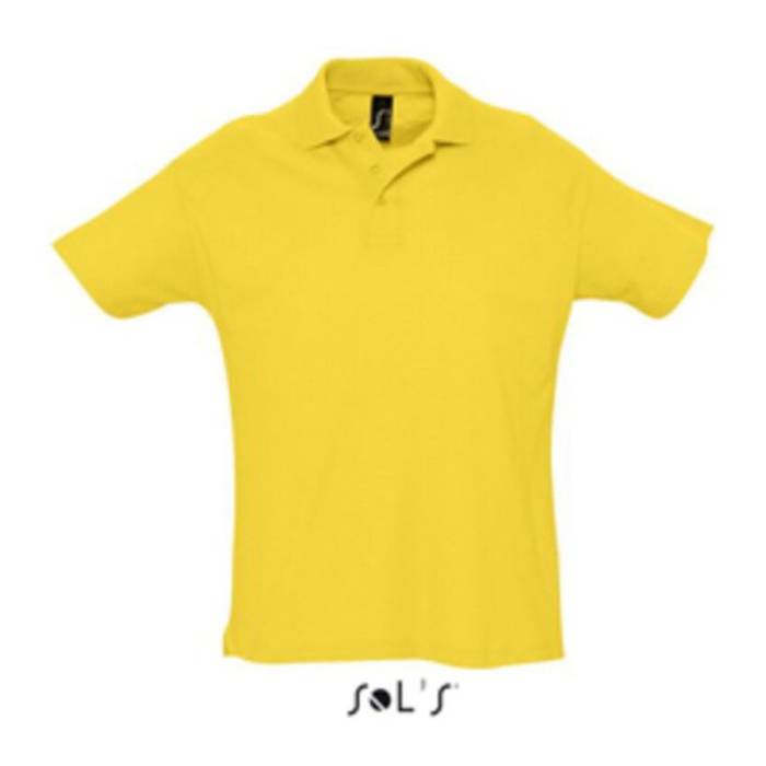 SOL`S SUMMER II MEN POLO SHIRT - Gold<br><small>EA-SO11342GO-L</small>