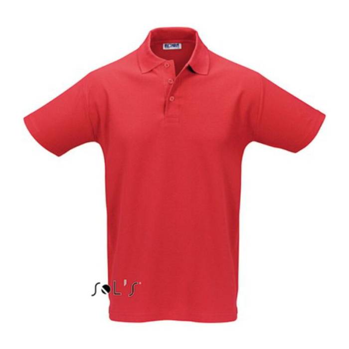 SOL`S SPRING IIMEN’S PIQUE POLO SHIRT - Red<br><small>EA-SO11362RE-L</small>