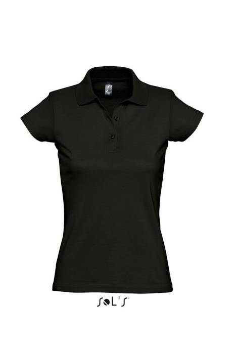 PRESCOTT WOMEN POLO SHIRT - Deep Black<br><small>EA-SO11376DBL-2XL</small>