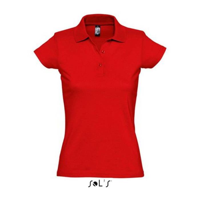 PRESCOTT WOMEN POLO SHIRT - Red<br><small>EA-SO11376RE-M</small>