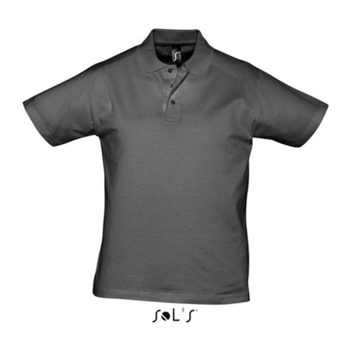 PRESCOTT MEN POLO SHIRT - Dark Grey<br><small>EA-SO11377DG-3XL</small>