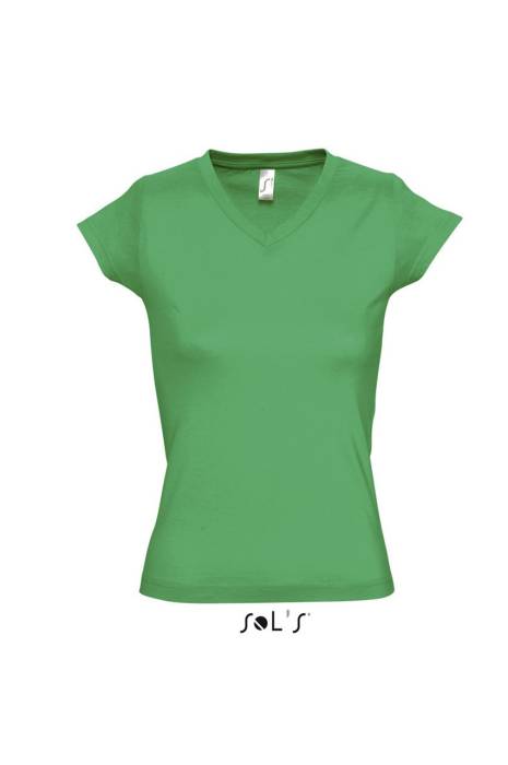 SOL`S MOON - NŐI V-NYAKÚ PÓLÓ - Kelly Green<br><small>EA-SO11388KL-2XL</small>