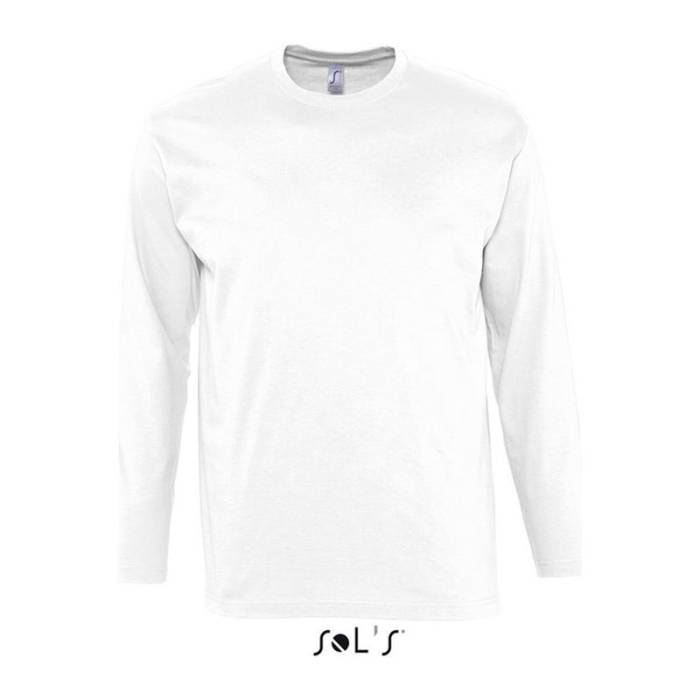 SOL`S MONARCH - FÉRFI KÖRNYAKÚ HOSSZÚ UJJÚ PÓLÓ - White<br><small>EA-SO11420WH-L</small>