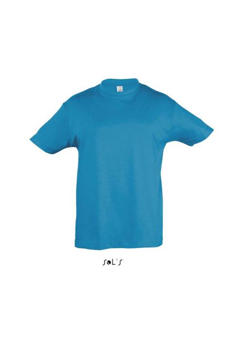 SOL`S REGENT KIDS - ROUND NECK T-SHIRT - Aqua<br><small>EA-SO11970AQ-4A</small>