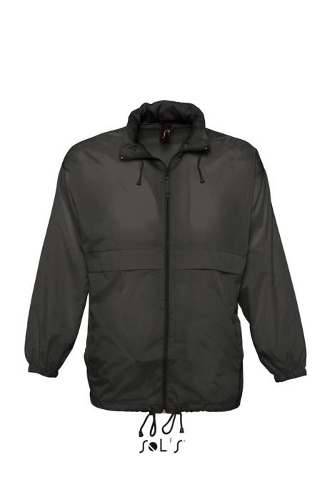 SOL`S SURF - UNISEX WATER REPELLENT WINDBREAKER - Black<br><small>EA-SO32000BL-XS</small>