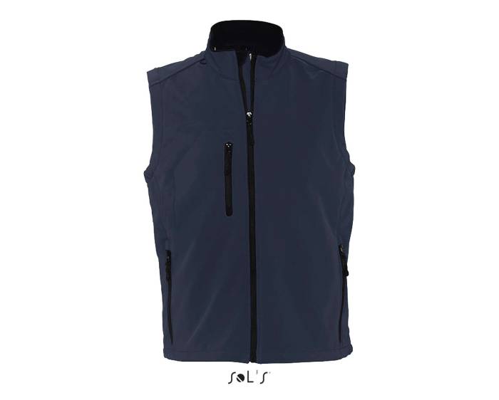 SOL`S RALLYE MEN - SLEEVELESS SOFTSHELL JACKET - French Navy<br><small>EA-SO46601FN-2XL</small>