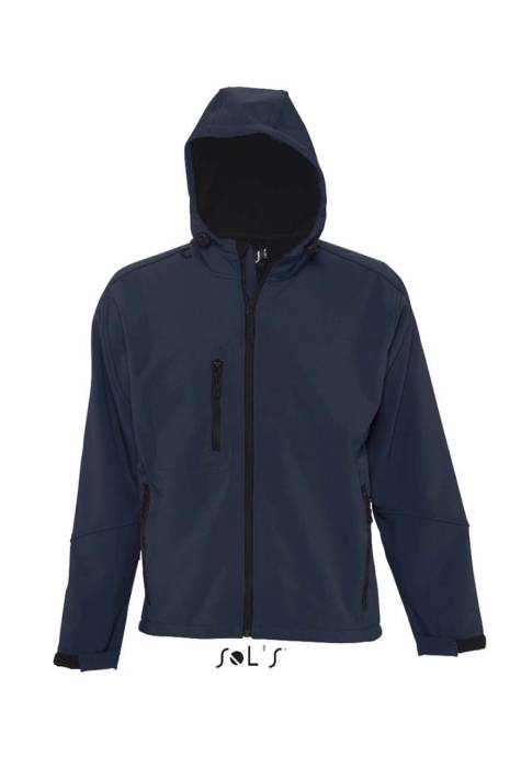 SOL`S REPLAY MEN - HOODED SOFTSHELL - French Navy<br><small>EA-SO46602FN-2XL</small>