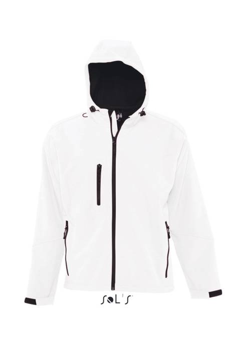 SOL`S REPLAY MEN - HOODED SOFTSHELL - White<br><small>EA-SO46602WH-L</small>