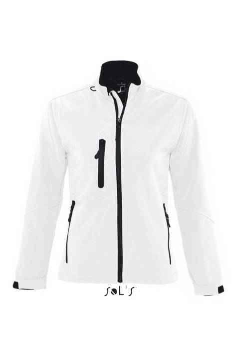 SOL`S ROXY - WOMEN`S SOFTSHELL ZIPPED JACKET - White<br><small>EA-SO46800WH-L</small>