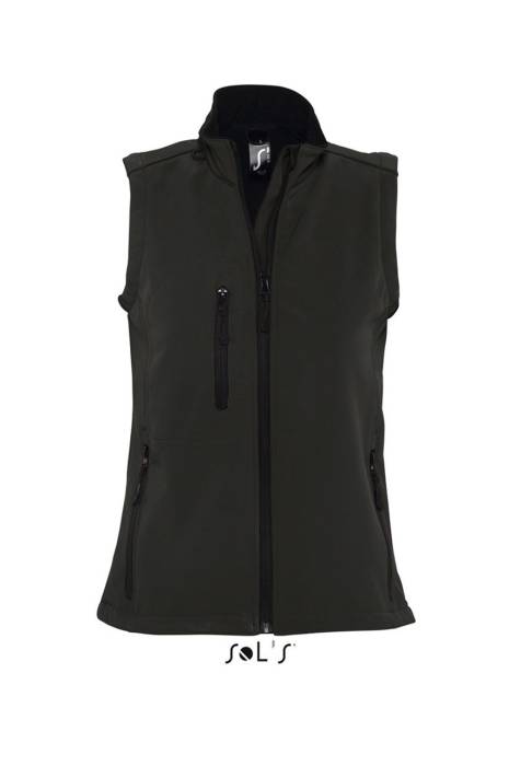 SOL`S RALLYE WOMEN - SLEEVELESS SOFTSHELL JACKET - Black<br><small>EA-SO46801BL-L</small>