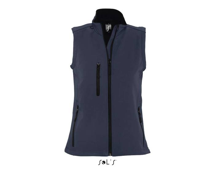 SOL`S RALLYE WOMEN - SLEEVELESS SOFTSHELL JACKET - French Navy<br><small>EA-SO46801FN-2XL</small>