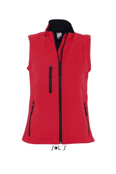 SOL`S RALLYE WOMEN - SLEEVELESS SOFTSHELL JACKET - Pepper Red<br><small>EA-SO46801PRE-2XL</small>