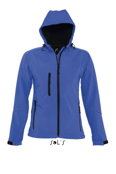 SOL`S REPLAY WOMEN - HOODED SOFTSHELL - Royal Blue<br><small>EA-SO46802RO-S</small>
