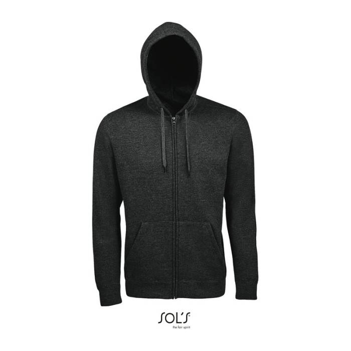 SOL`S SEVEN MEN - JACKET WITH LINED HOOD - Charcoal Melange<br><small>EA-SO47800CHME-2XL</small>