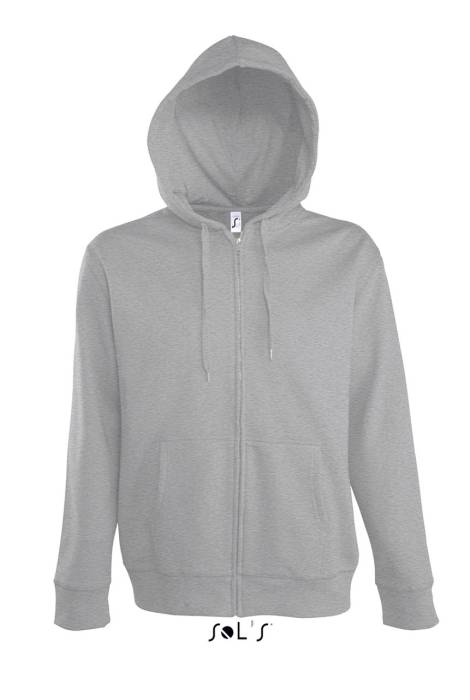 SOL`S SEVEN MEN - JACKET WITH LINED HOOD - Grey Melange<br><small>EA-SO47800GM-2XL</small>