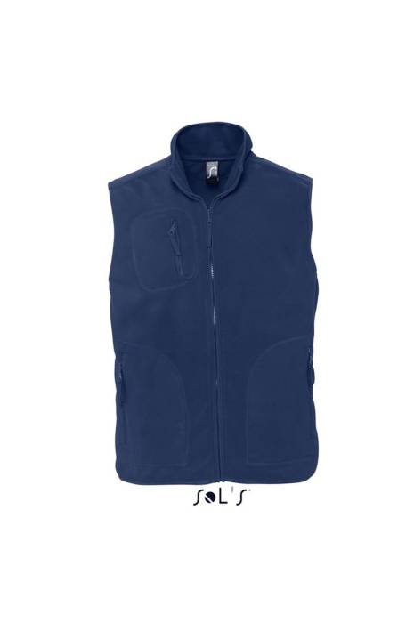 SOL`S NORWAY - UNISEX SLEEVELESS FLEECE CARDIGAN - Navy<br><small>EA-SO51000NV-3XL</small>