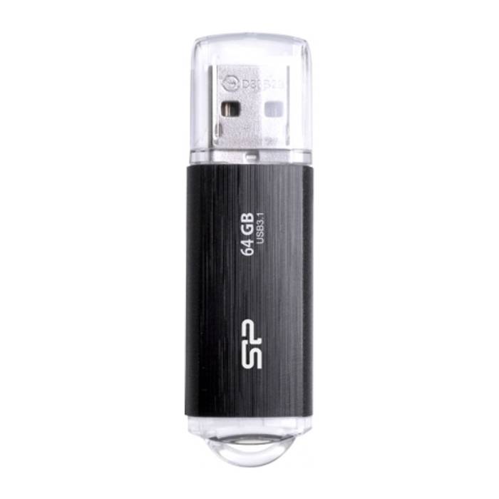 Pendrive Silicon Power Blaze B02 3,1 - Fekete<br><small>EA-SP064GBUF3B02V1K</small>