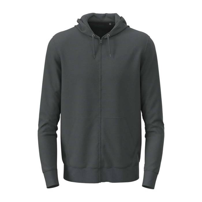 Klasszikus cipzáras kapucnis pulóver - Slate Grey<br><small>EA-ST4500-SLG-S</small>