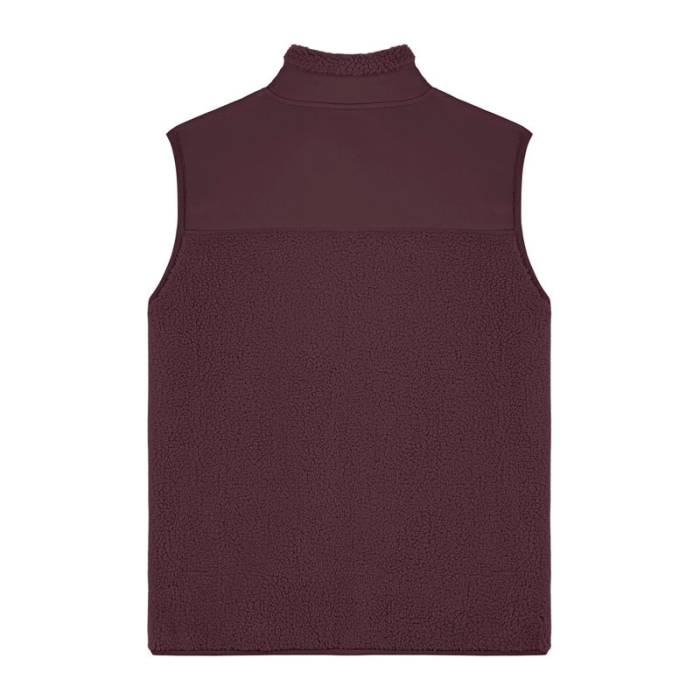 Liner uniszex ujjatlan sherpa mellény - Red Brown<br><small>EA-STJU249C1161L</small>