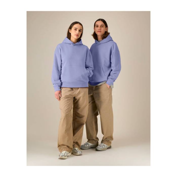 Uniszex, vastag anyagú bő szabású póló - Violet<br><small>EA-STSU077C1343X</small>