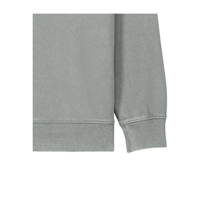 Matcher Vintage uniszex közepes szabású pulóver - G. Dyed Misty Grey<br><small>EA-STSU085C1571M</small>