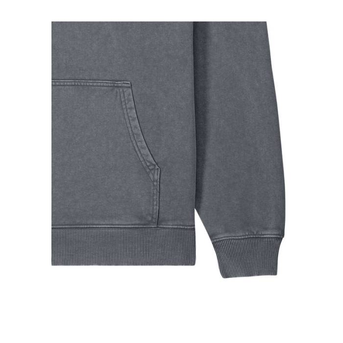 Slammer 2.0 vintage oversized kapucnis pulóver - G. Dyed Anthracite<br><small>EA-STSU211C1621M</small>