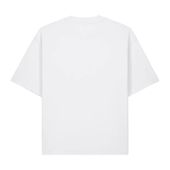 Ikonikus, közepesen vastag uniszex lezser póló - White<br><small>EA-STTU078C0012X</small>