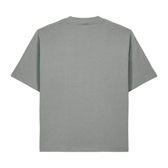 Ikonikus, közepesen vastag uniszex lezser póló - Heather Grey<br><small>EA-STTU078C1381L</small>
