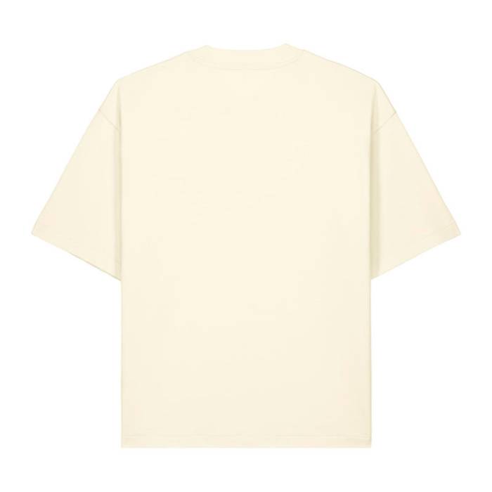 Ikonikus, közepesen vastag uniszex lezser póló - Cream<br><small>EA-STTU078C3611L</small>