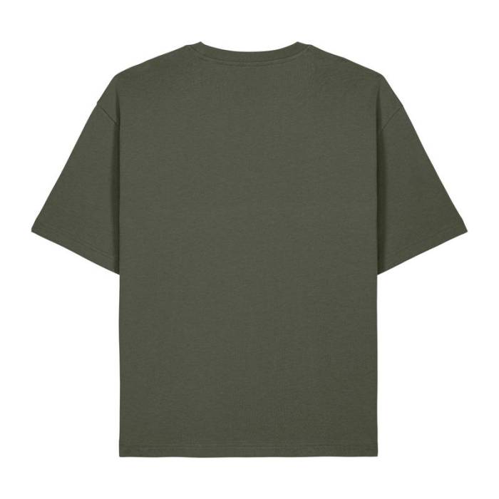 Ikonikus, közepesen vastag uniszex lezser póló - Khaki<br><small>EA-STTU964C2231X</small>