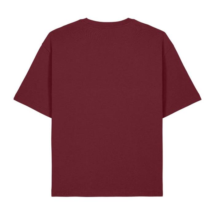 Ikonikus, közepesen vastag uniszex lezser póló - Burgundy<br><small>EA-STTU964C2441M</small>