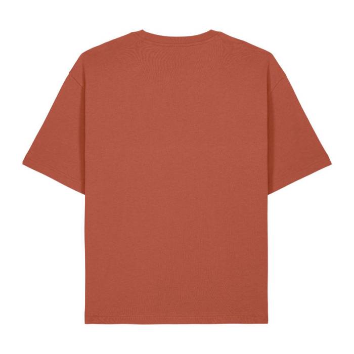 Ikonikus, közepesen vastag uniszex lezser póló - Heritage Brown<br><small>EA-STTU964C7301S</small>