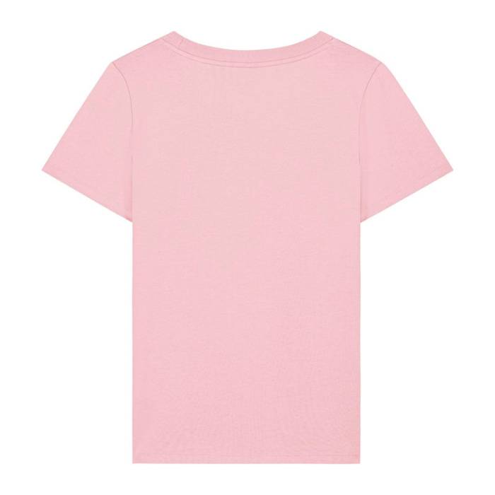 Ikonikus, közepesen vastag, női karcsúsított póló - Cotton Pink<br><small>EA-STTW079C0052X</small>