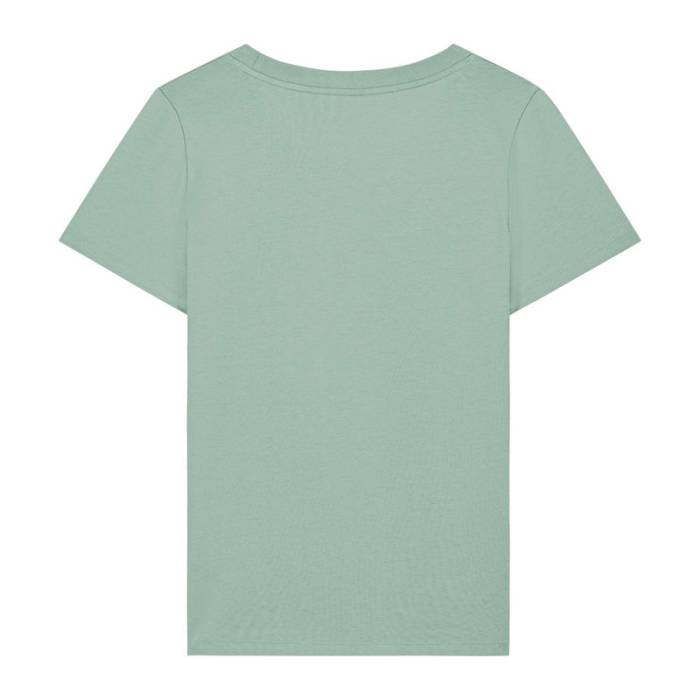 Ikonikus, közepesen vastag, női karcsúsított póló - Aloe<br><small>EA-STTW079C0891X</small>