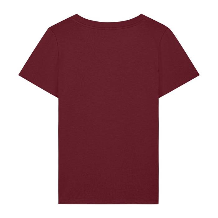 Ikonikus, közepesen vastag, női karcsúsított póló - Burgundy<br><small>EA-STTW079C2441L</small>