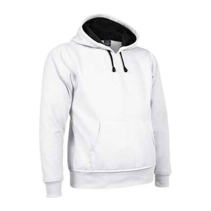 Sweatshirt Denzel - White-Black<br><small>EA-SUVADENBN19</small>