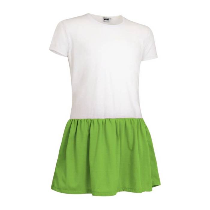 dress SUNNY - White-Apple Green<br><small>EA-VEVASUNBV05</small>