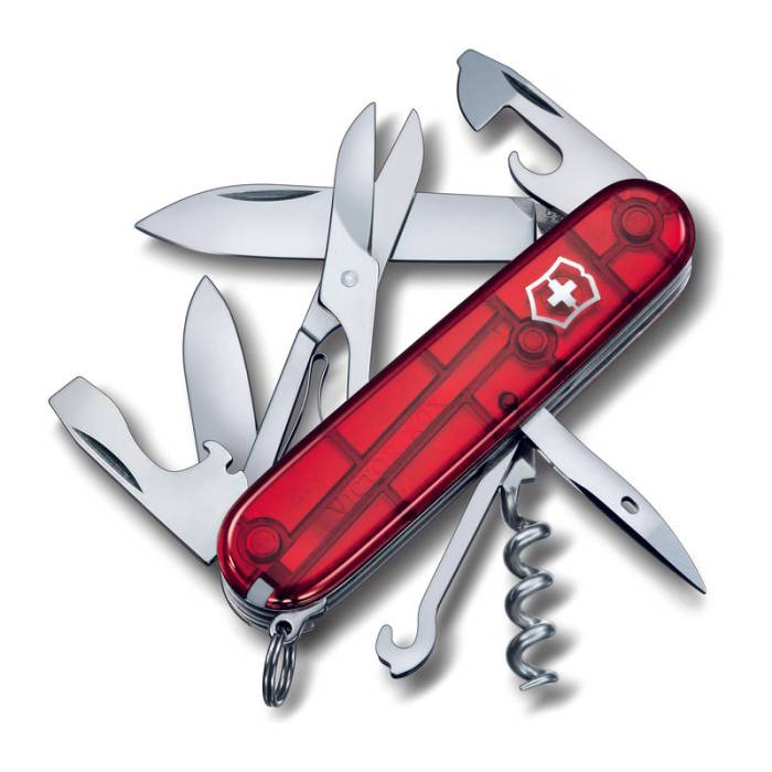 Victorinox bicska Climber transzparens - Piros<br><small>EA-VX1370305T</small>