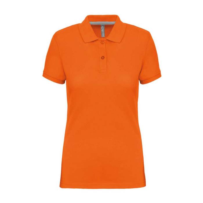 LADIES` SHORT-SLEEVED POLO SHIRT - Orange<br><small>EA-WK275OR-3XL</small>