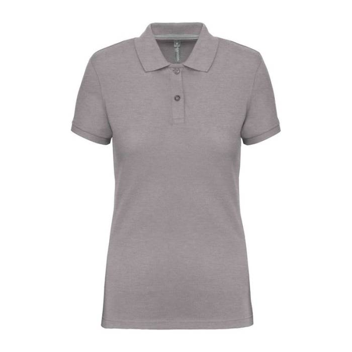 LADIES` SHORT-SLEEVED POLO SHIRT - Oxford Grey<br><small>EA-WK275OXG-2XL</small>