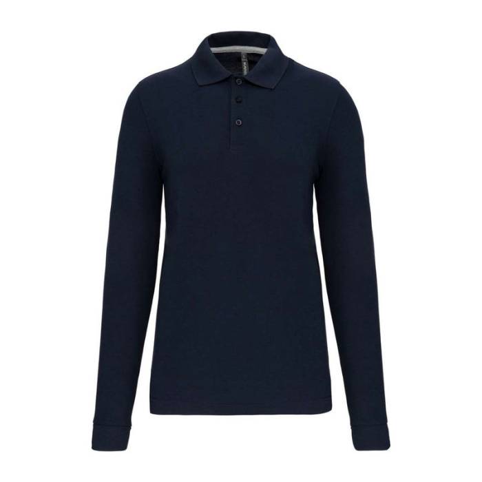 MEN`S LONG-SLEEVED POLO SHIRT - Navy<br><small>EA-WK276NV-2XL</small>