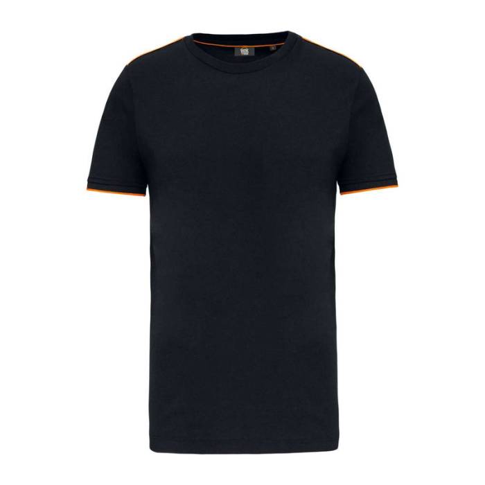 FÉRFI RÖVID UJJÚ DAYTODAY PÓLÓ - Black/Orange<br><small>EA-WK3020BL/OR-2XL</small>