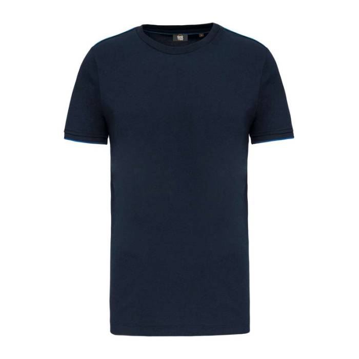 FÉRFI RÖVID UJJÚ DAYTODAY PÓLÓ - Navy/Light Royal Blue<br><small>EA-WK3020NV/LRO-2XL</small>