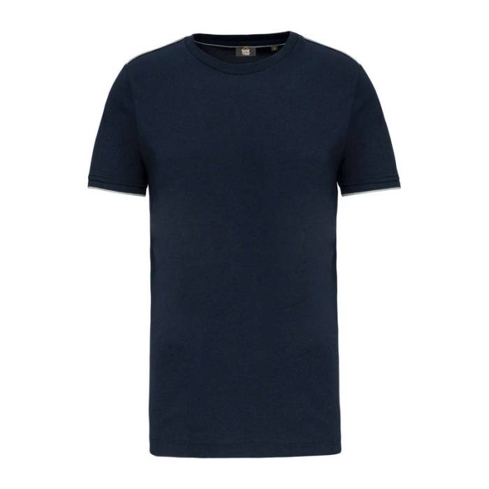 FÉRFI RÖVID UJJÚ DAYTODAY PÓLÓ - Navy/Silver<br><small>EA-WK3020NV/SI-2XL</small>